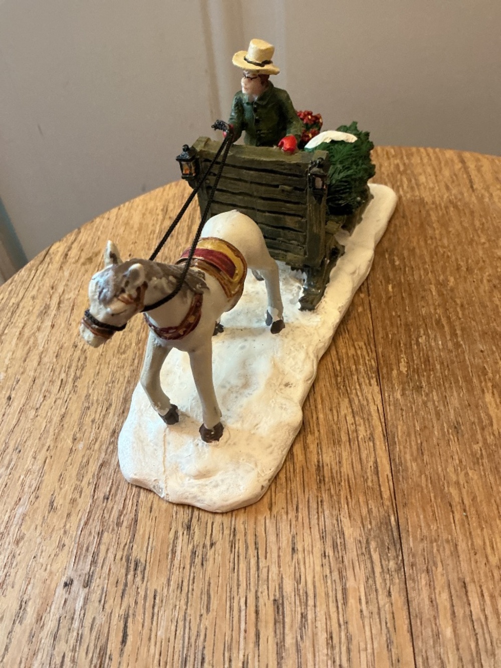 Home Accents Holiday Cantebury Lane Horse-Drawn Sleigh Village Collection - Picture 3 of 10
